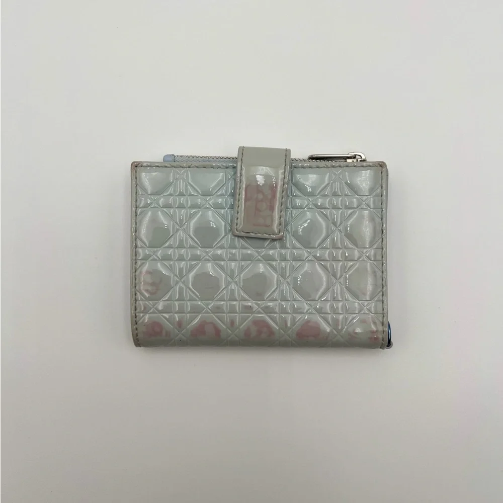 Light Blue Lady Dior Wallet
